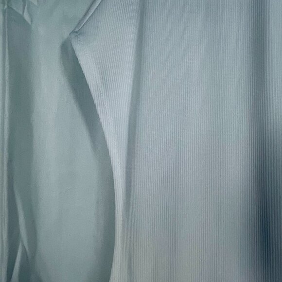 ZARA White Pleated Panel Boxy Sleeveless Ribbed V-Neck Blouse Women's Size M - Picture 6 of 10